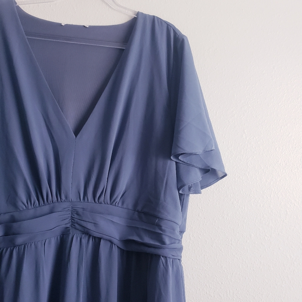 Baltic Born Ramona Maxi Dress Short Sleeve Lined New Without Tags - Picture 4 of 9